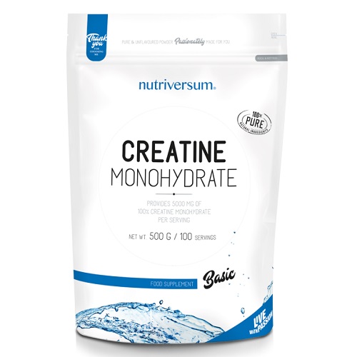 Nutriversum Creatine Monohydrate, 500 Grams